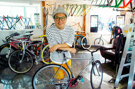 Fixed gear магазин LSD Bikes, Сеул, Корея